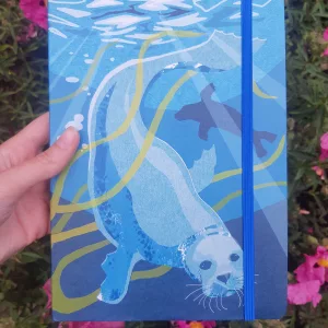 Seal A5 Notebook with elastic page marker